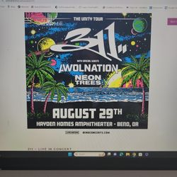 311 and AWOLNATION Tickets In BEND OREGON 