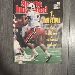 Sports Illustrated Magazine 