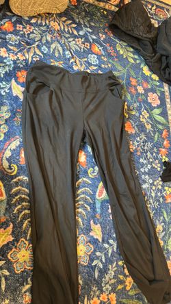 #10: Yoga Pants Slacks Black Bootcut