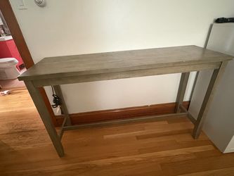 Bar table with outlets