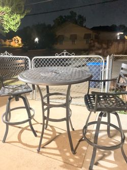 2 chair bar patio set
