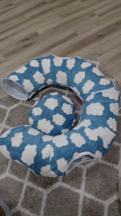 Cat tunnel Blue Cloud Print