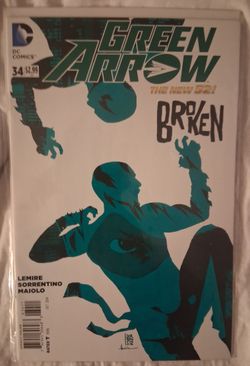 Green Arrow #34 – DC Comics – New 52 – “Broken”