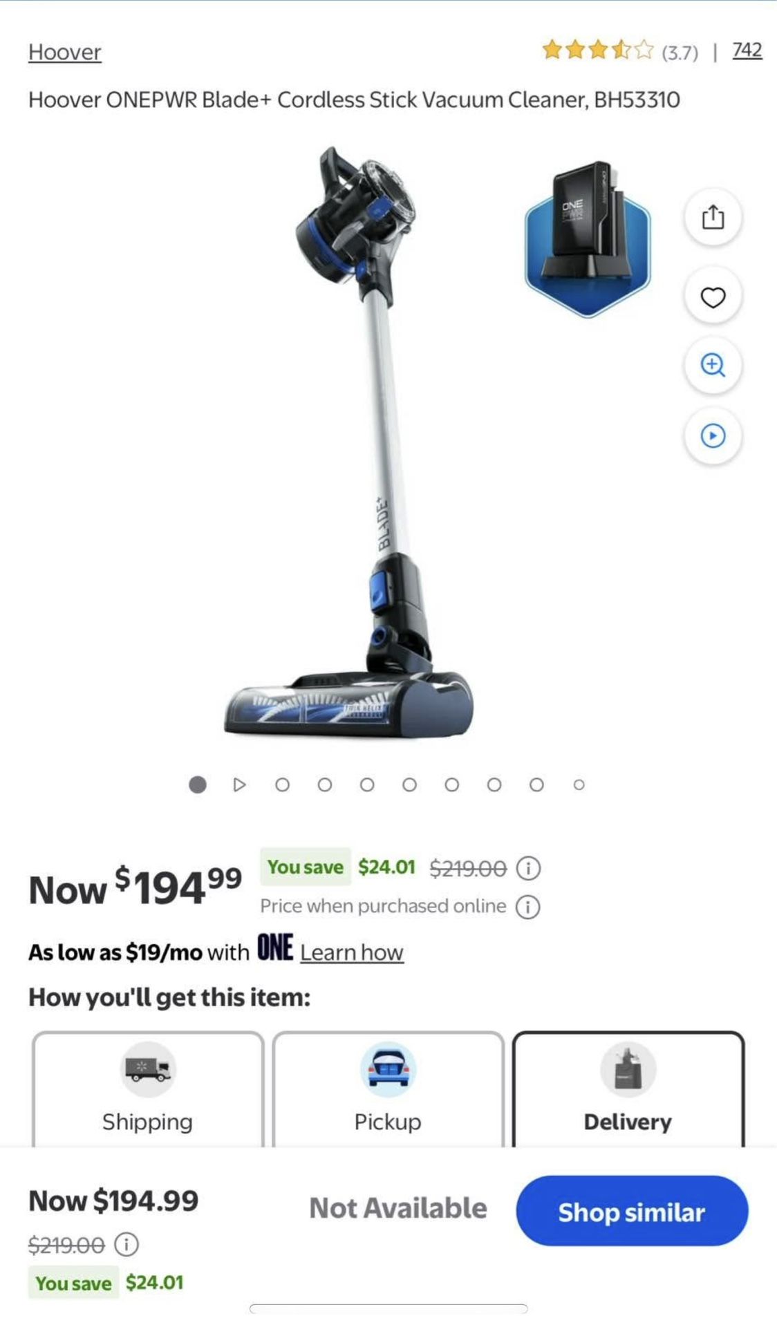 Hoover ONEPWR Blade+ Vacuum