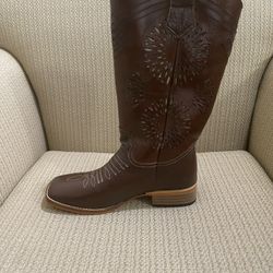 Brown 100% Leather Boots 