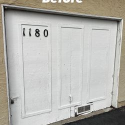 8x7 Non Insulated Garage Door 