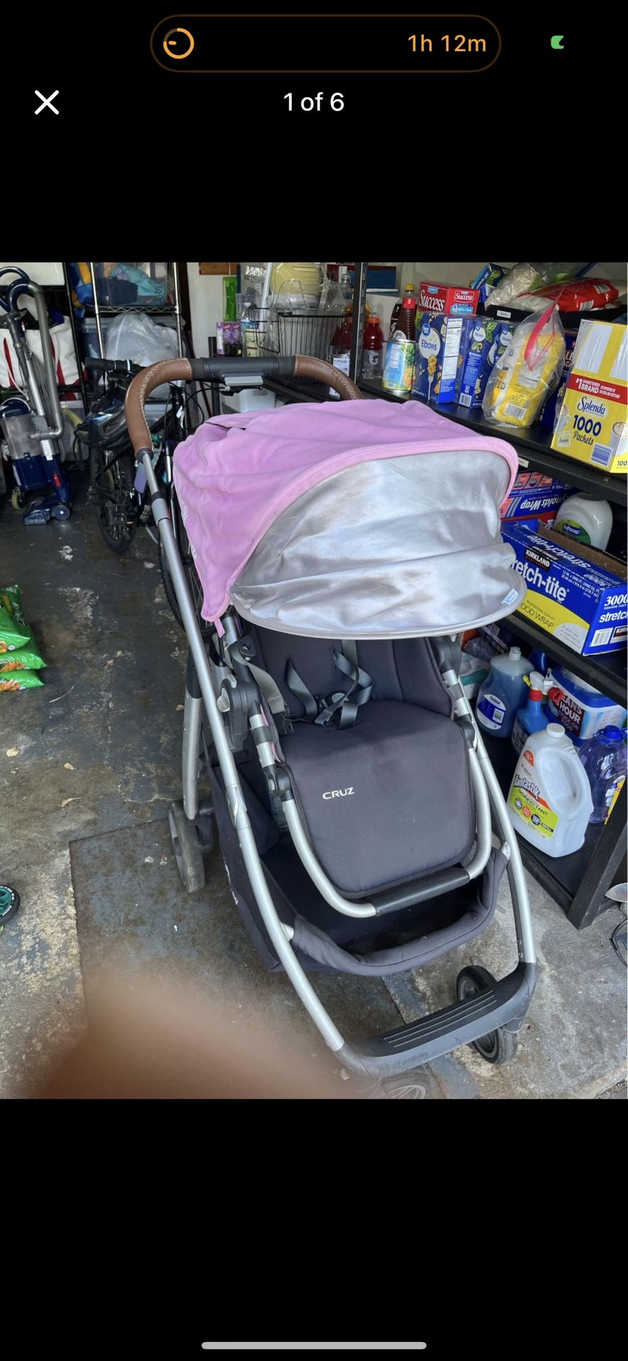 Uppa Baby Pink Stroller 