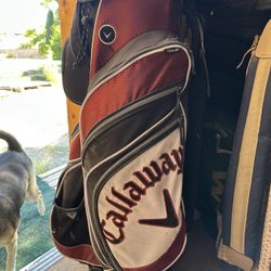 3 Golf Bags And Clubs