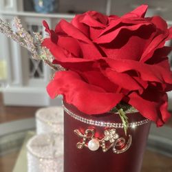 Arreglo Artificial De Rosa