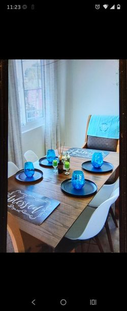 Dining room table and chairs