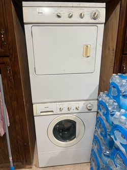 Washer and dryer