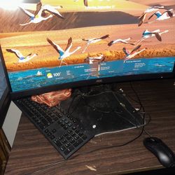 Alienware PC And Curved Monitor 