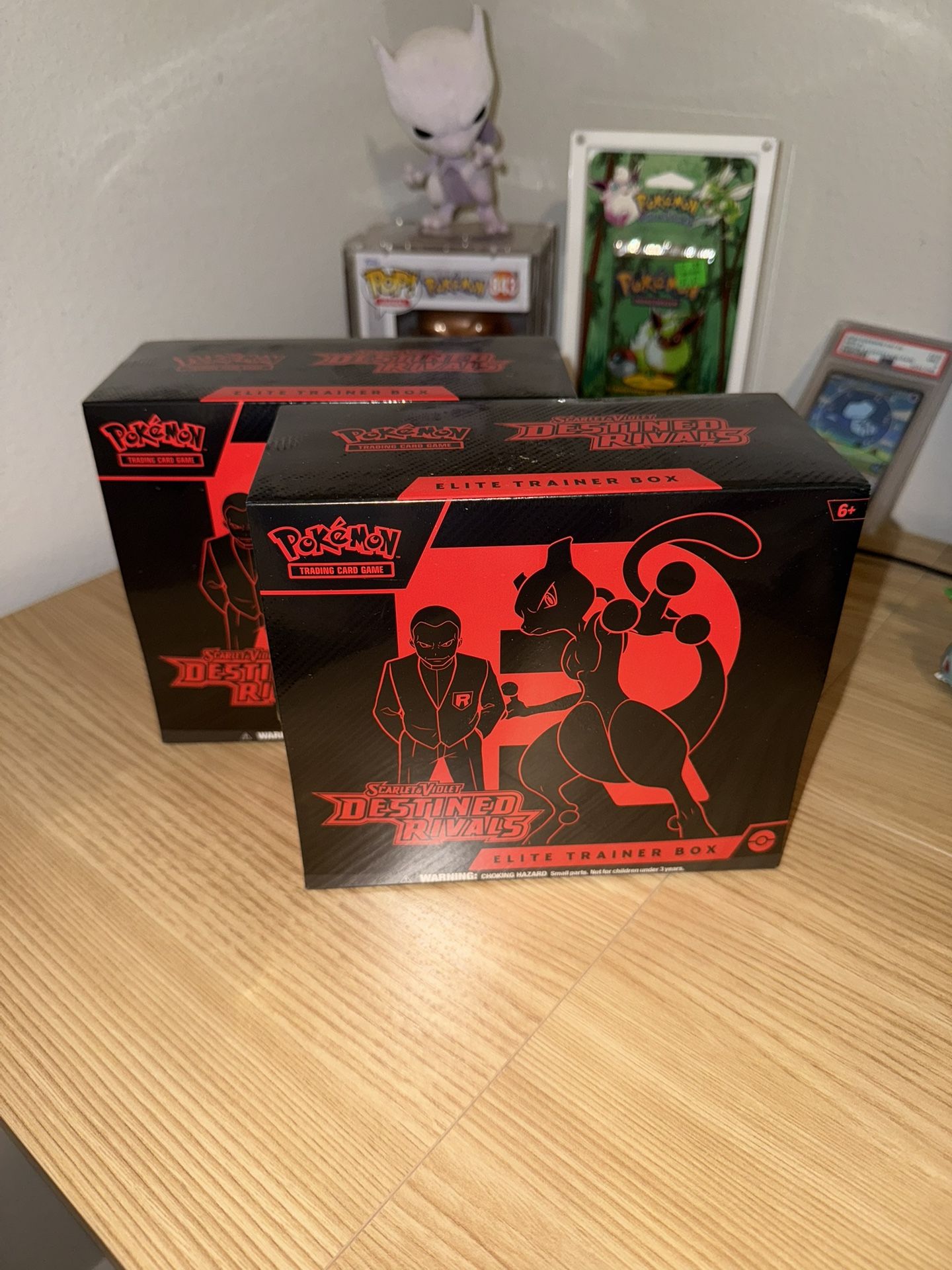 2x Pokemon Destined Rivals ETB Factory Sealed Fast And Secure Shipping