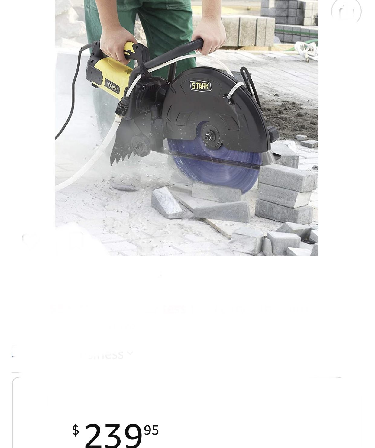 Stark 3200W 16 Inch Electric Concrete Cutter for Circular Saw, Wet/Dry Saw, Guide  Roller with Water Line Attachment (Blade Not Included), Cut-Off Saw, for  Sale in Anaheim, CA OfferUp