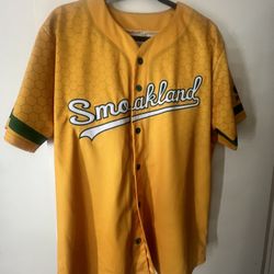 Rare Limited Smoakland Jersey West Coast Cannabis Large Left Coast Extracts