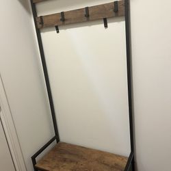 Coat Hanger With Shoe Rack