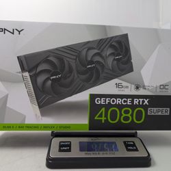 PNY NVIDIA GeForce RTX 4080 SUPER VERTO OC Factory Sealed