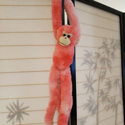 Wild Republic Hanging Pink Monkey
