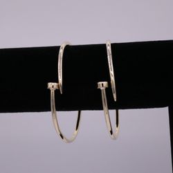 14k Gold Nail Bracelet / Pulsera De Clavo 14k Oro