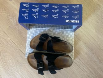 Arizona Birkenstock Black Suede