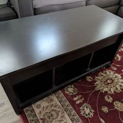Coffee Table/Ottoman (Storage And Three Shelves Underneath