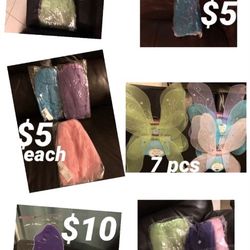 Outfit for Toddlers/ Girls - Tutu, Stretch Blouse, Wings- TinkerBell 