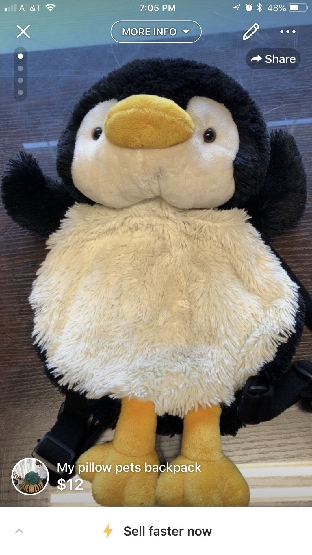 My pillow pets backpack