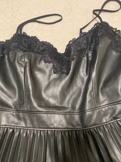 Black Leather Dress