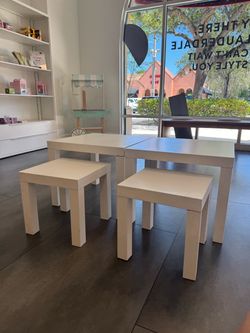 Set of IKEA coffee tables