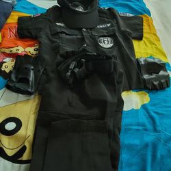 Swat/Police/Cop costume with accessories 4T-5T