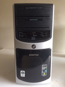 Computer tower, empty, build your own system. Includes system power supply.