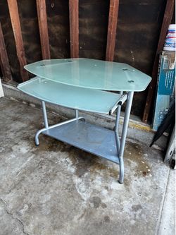 Glass Desk