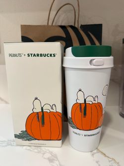Peanuts + Starbucks Snoopy Coffee Tumbler Mug Cup