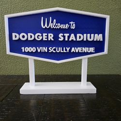 Dodgers 8x10 Sign