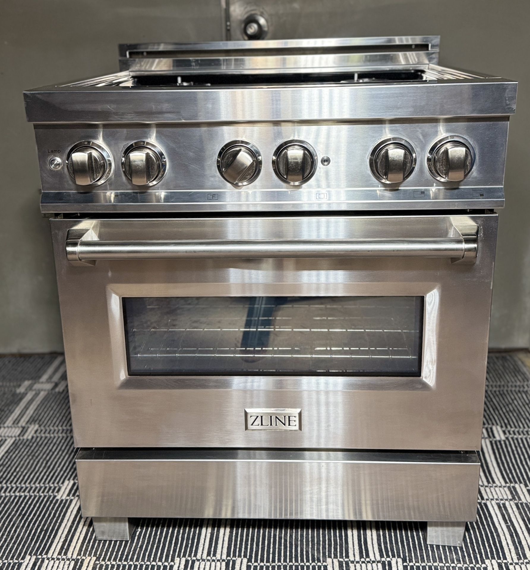 ZLINE 30" Professional Dual Fuel Range - RA30 - Stainless Steel - Needs Burner Parts