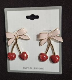 Cherry earrings