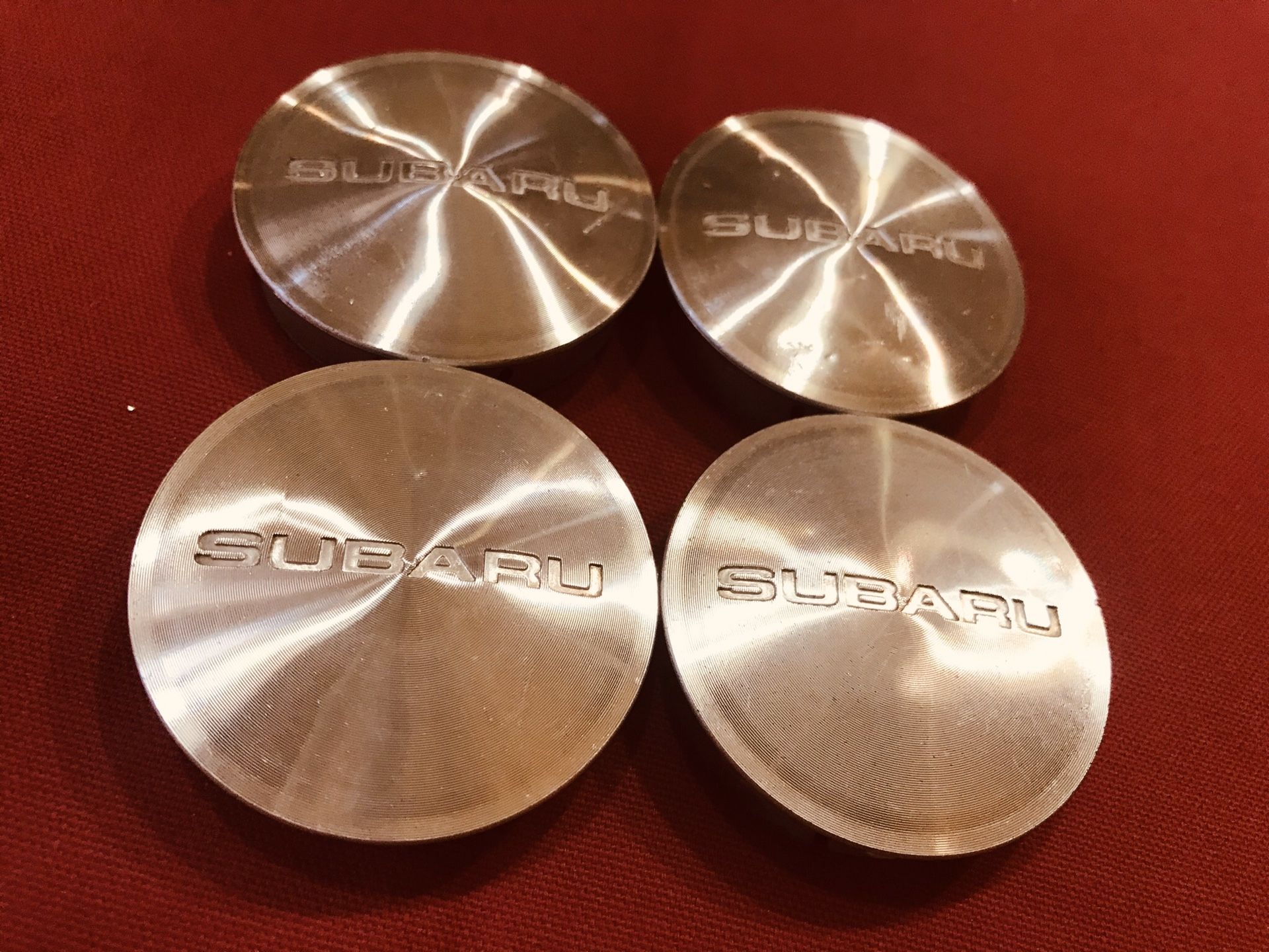 Subaru rim center caps.