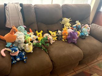 Pokémon plushies.