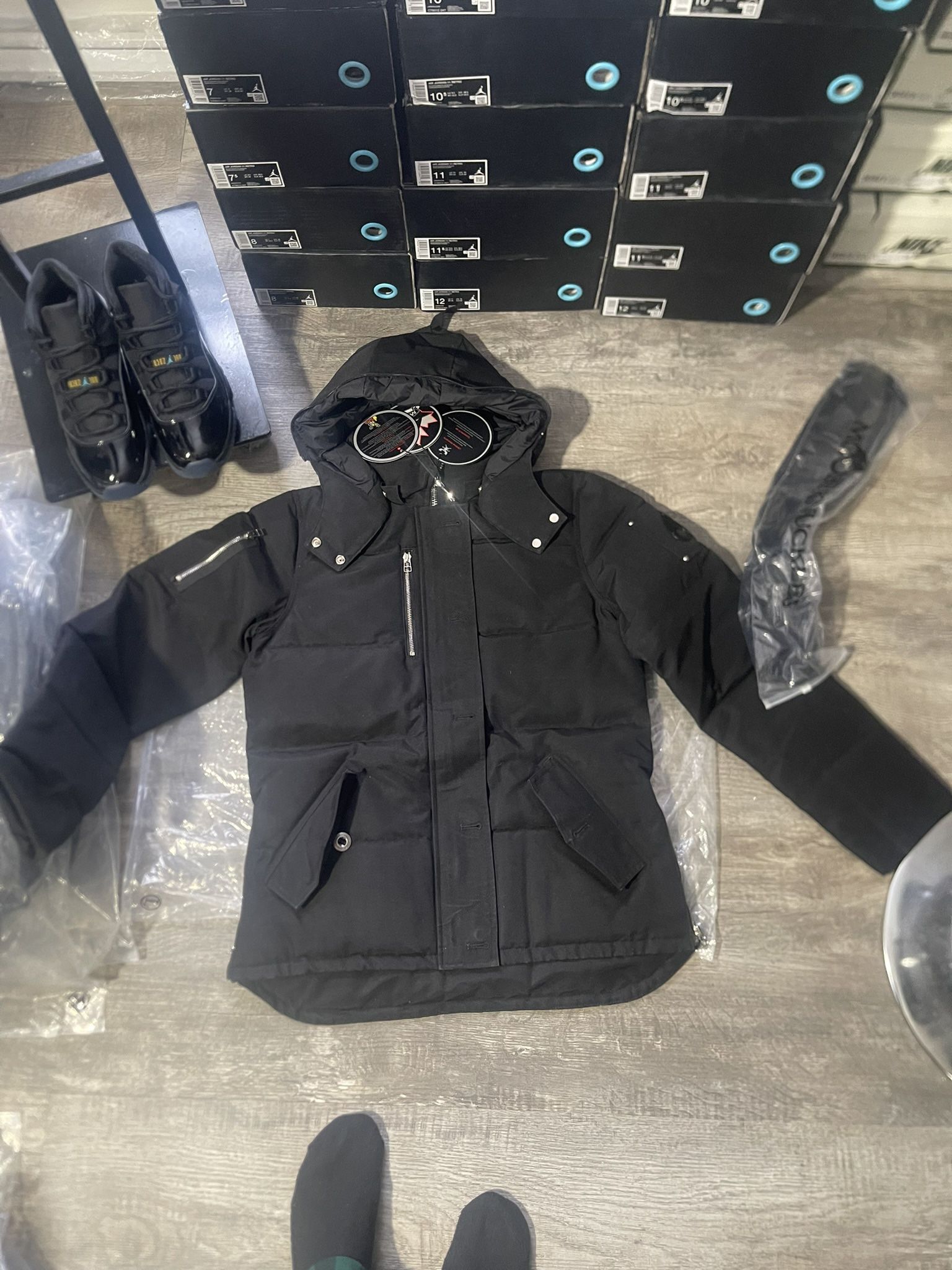 Brand New WOMENS Original Shearling 3Q Moose Knuckle Jackets Sizes S-L