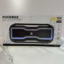 Altec Lansing Rockbox - Bluetooth Boombox , Floats In Water, Waterproof, Up To 12 Hours Playtime 