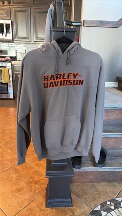 Harley Davidson Faded Gray Hoodie – Size L