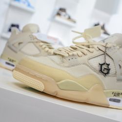 Jordan 4 Off White Sail 153