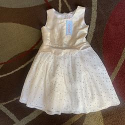 Cat&jack Gold Holiday Dress Size 6C 