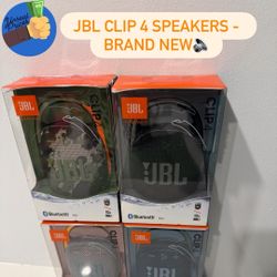 JBL Clip 4 Portable Bluetooth Speakers – Brand New & Sealed🔉