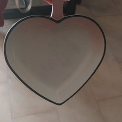 Cute Cast Iron Small Heart Shaped Pink Pot