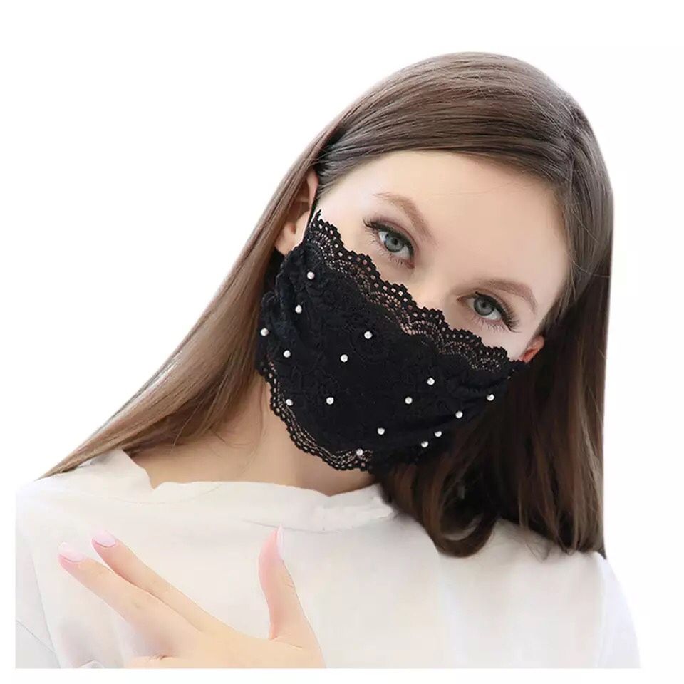 Black pearl face mask