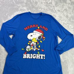 Peanuts the movie Christmas shirt size XL