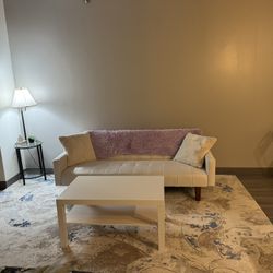 Sofa Set With Coffe Table And Rug 