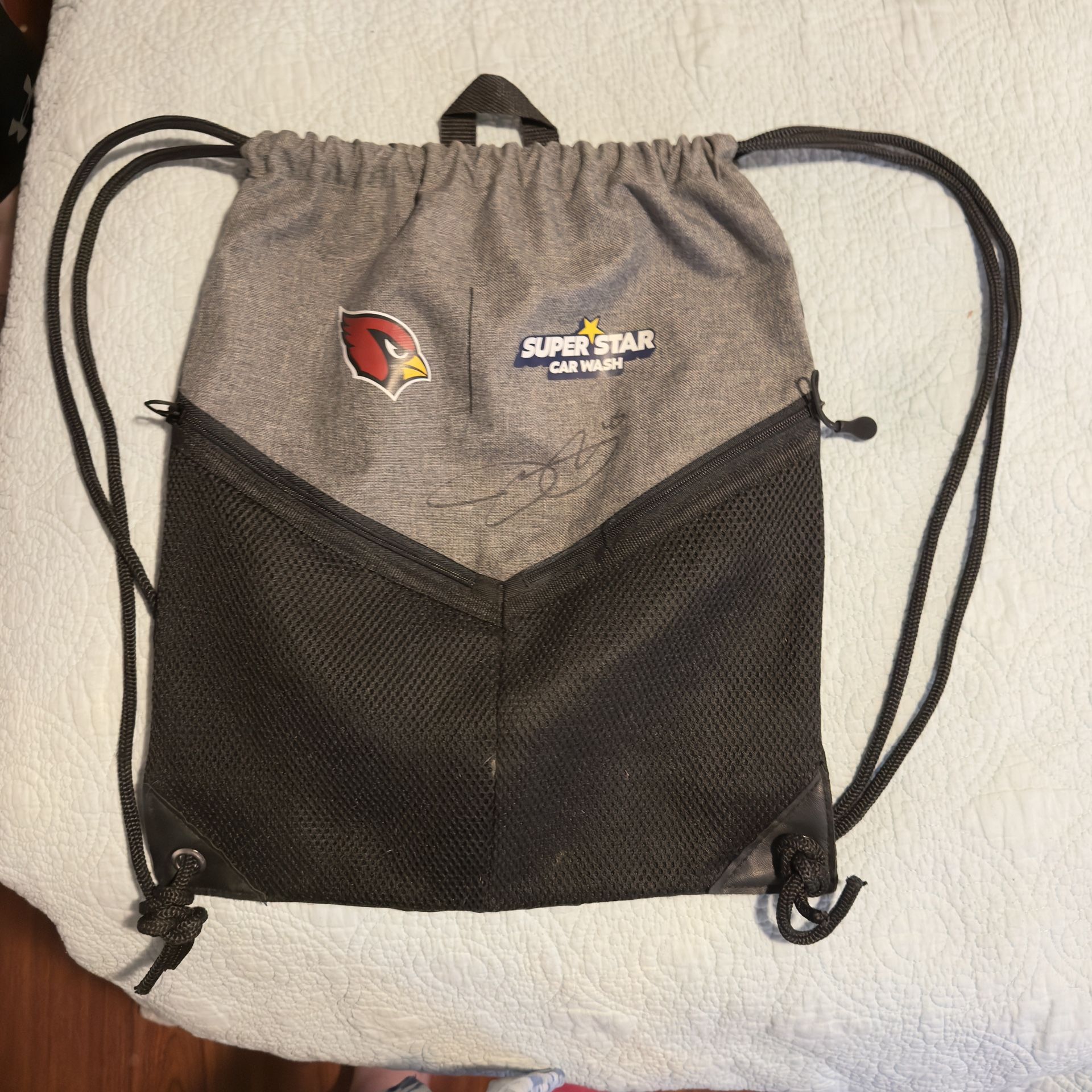 Autographed AZ Cardinals Sinch Backpack