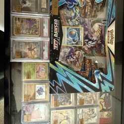 Raw/graded Pokemon Cards And Urshifu Vmax Box